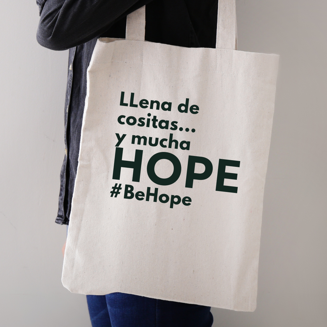 Llena de cositas… y mucha HOPE | Tote Bag
